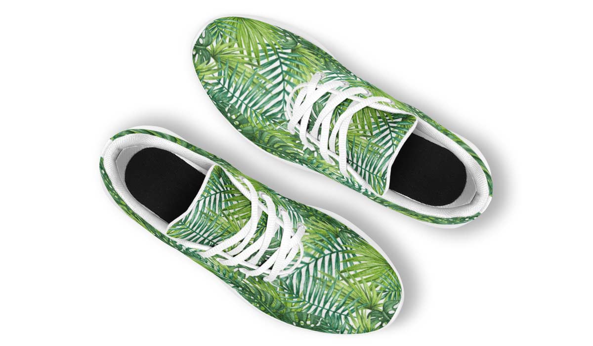 Tropical Leaves White