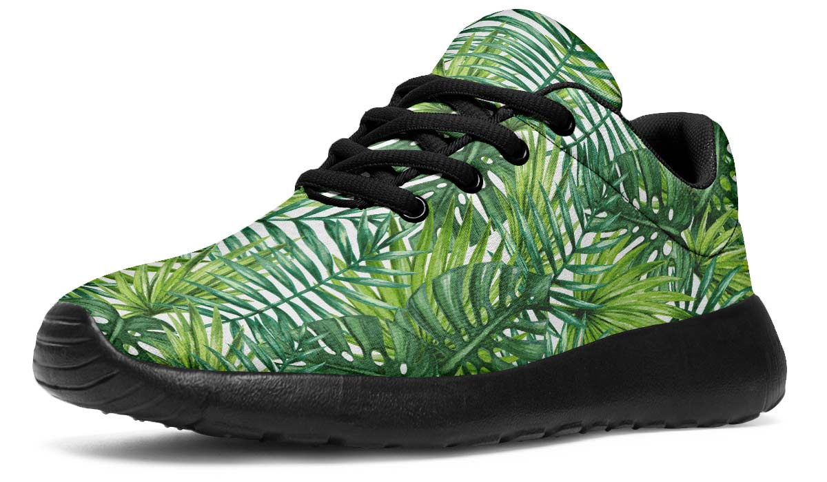 Tropical Leaves White
