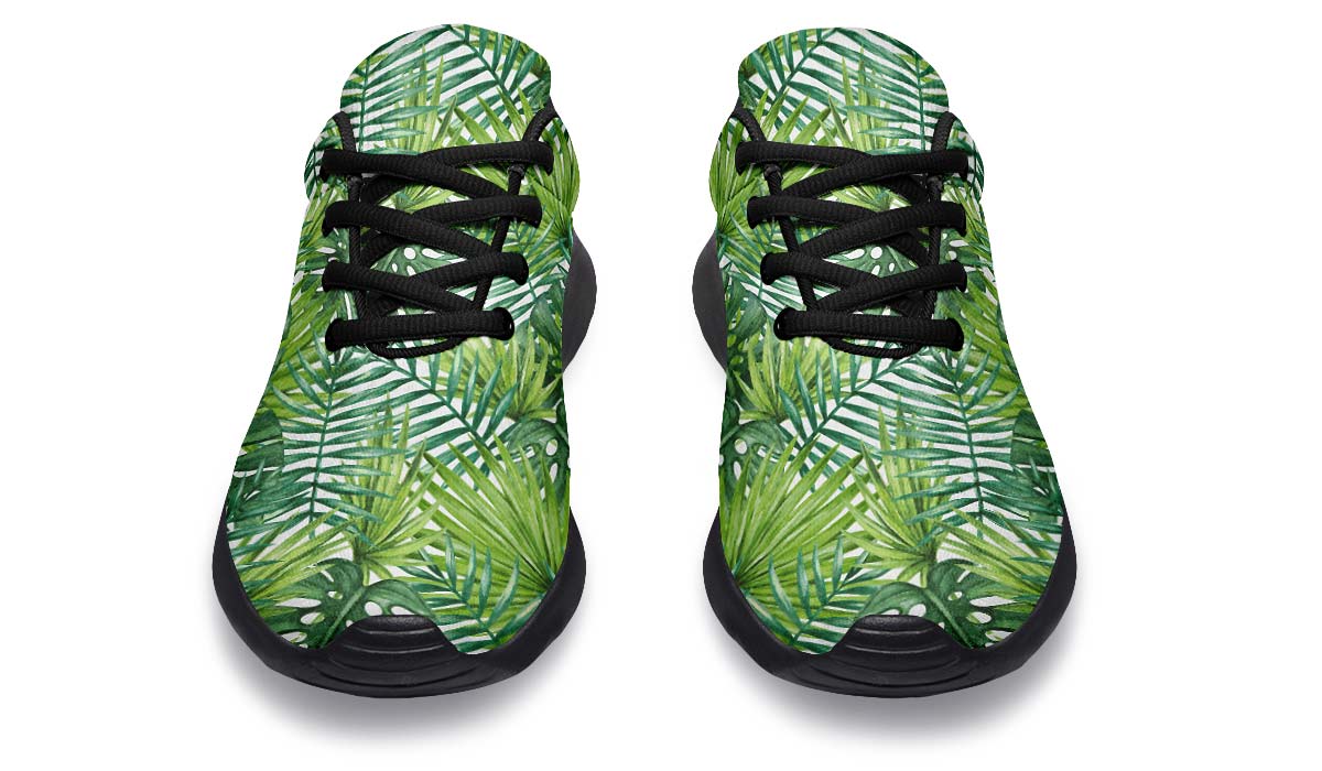 Tropical Leaves White