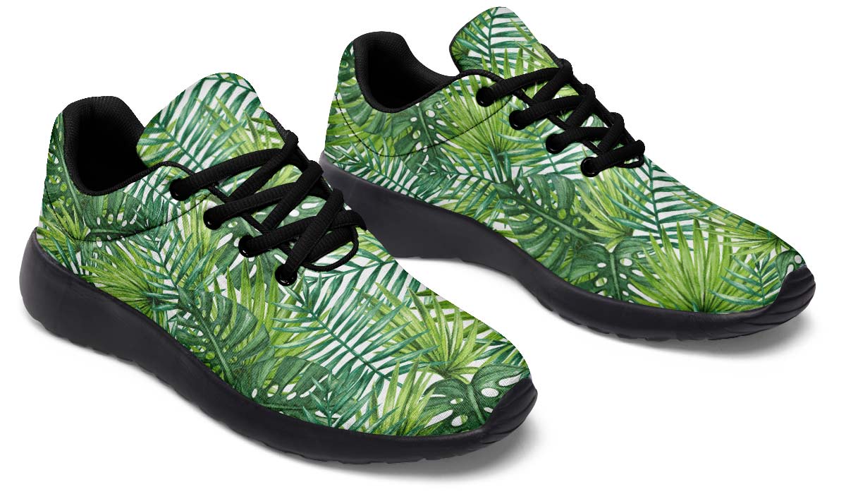 Tropical Leaves White