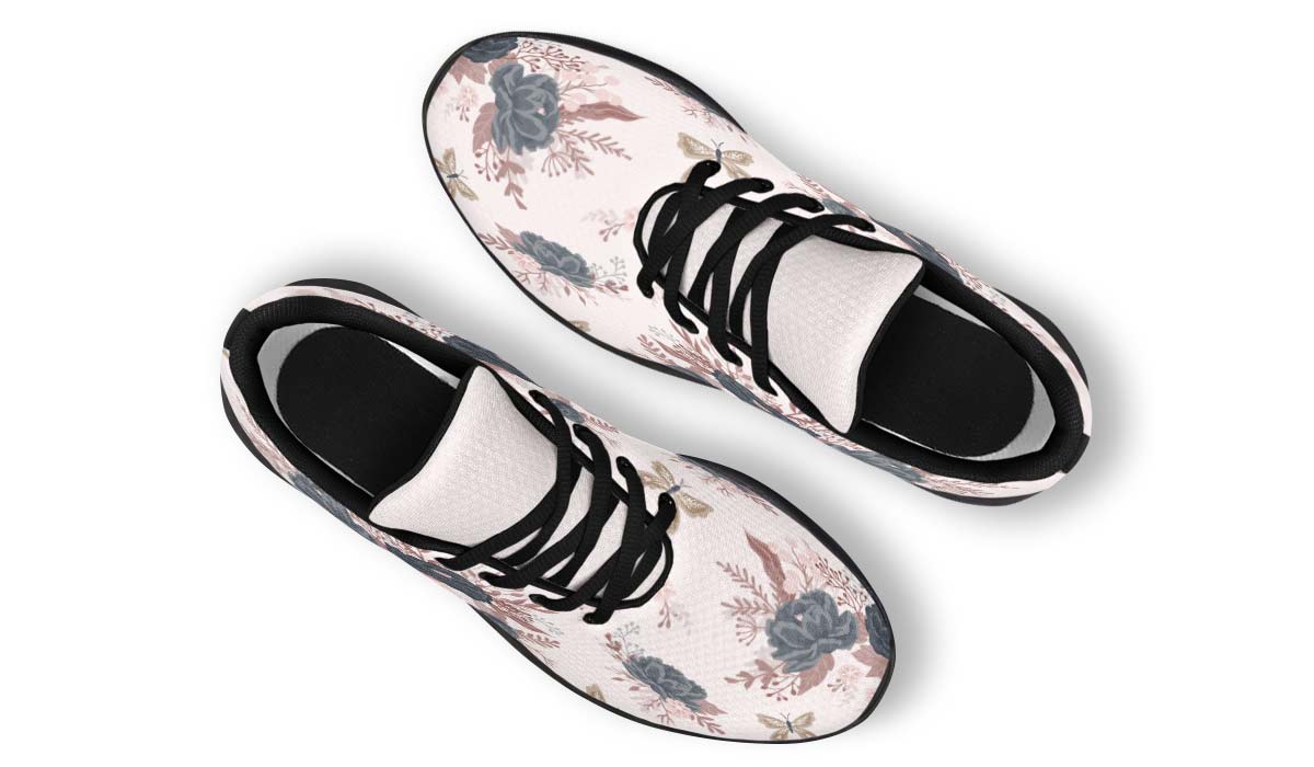 Black Flowers White