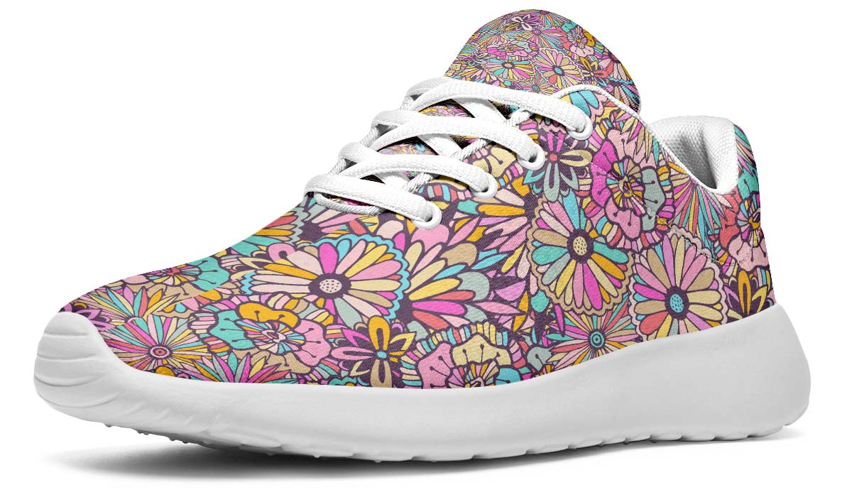 Bright Flowers White