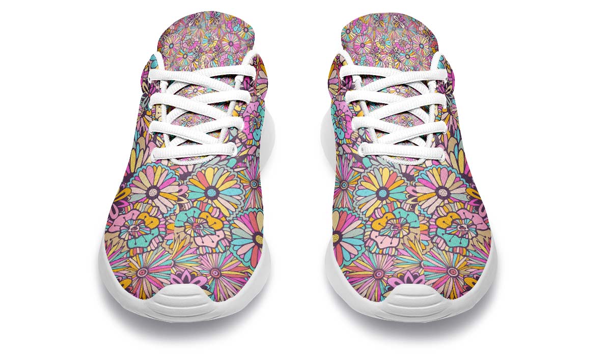 Bright Flowers White