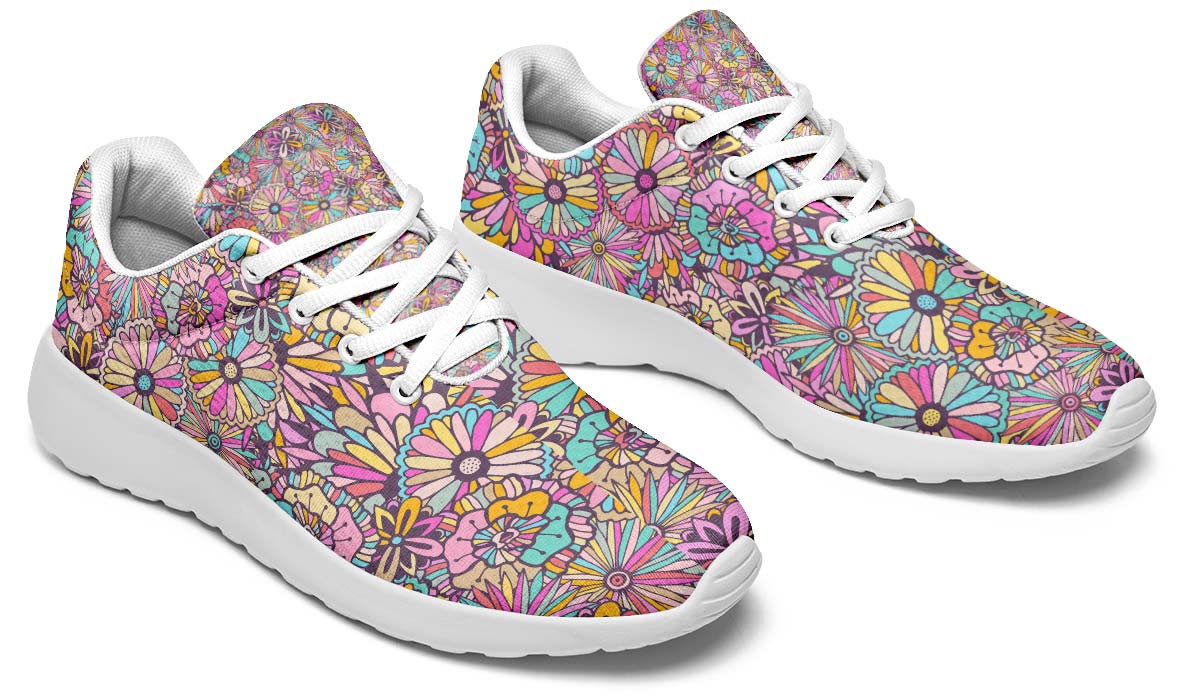 Bright Flowers White