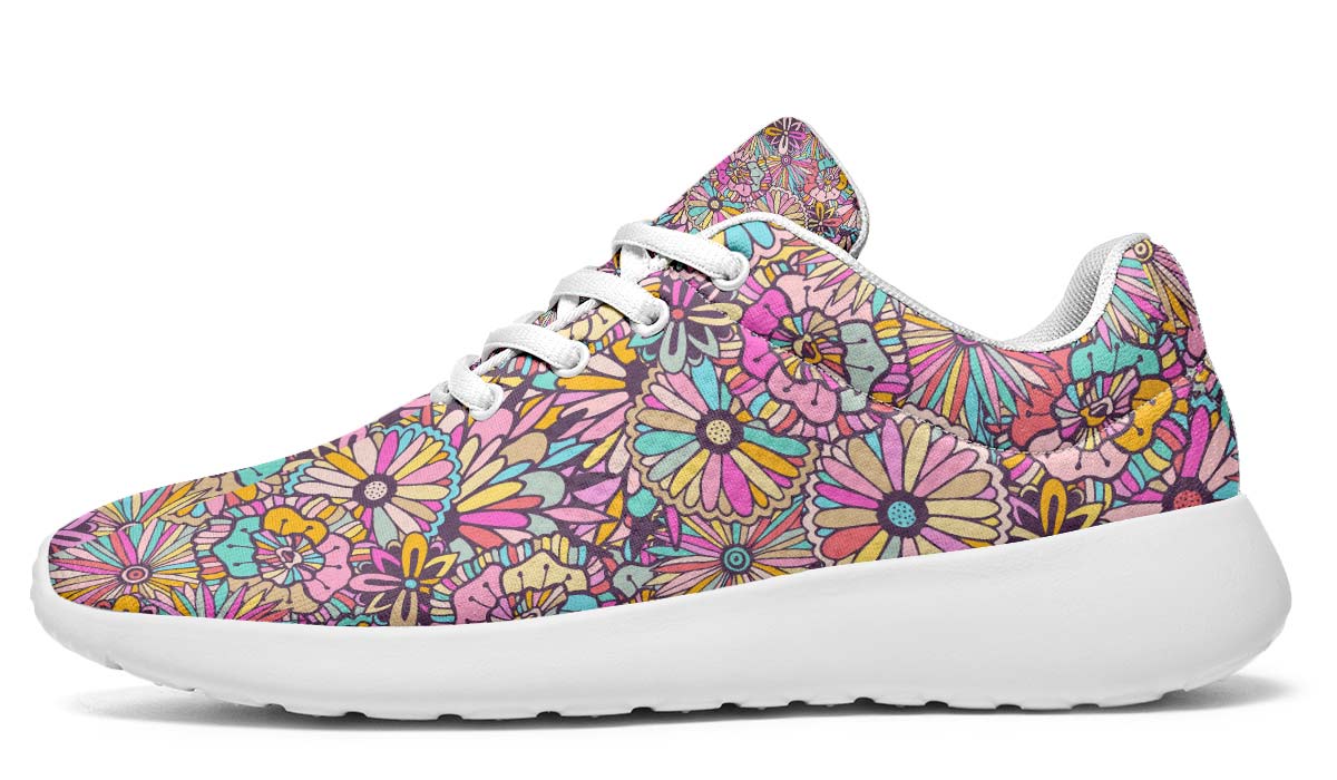 Bright Flowers White