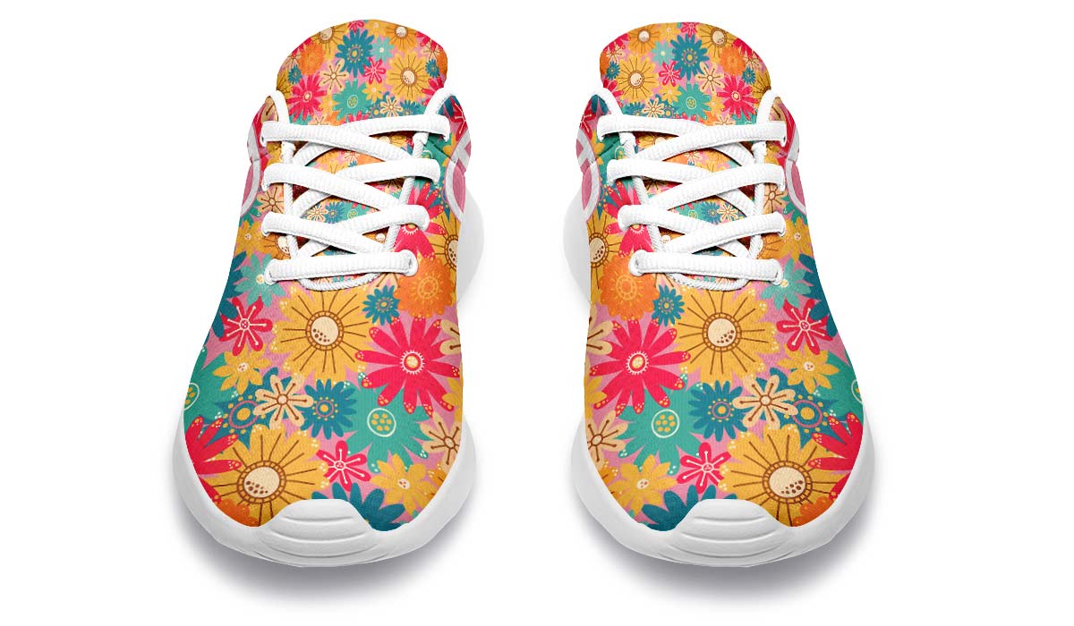 Flower Hippie Peace White