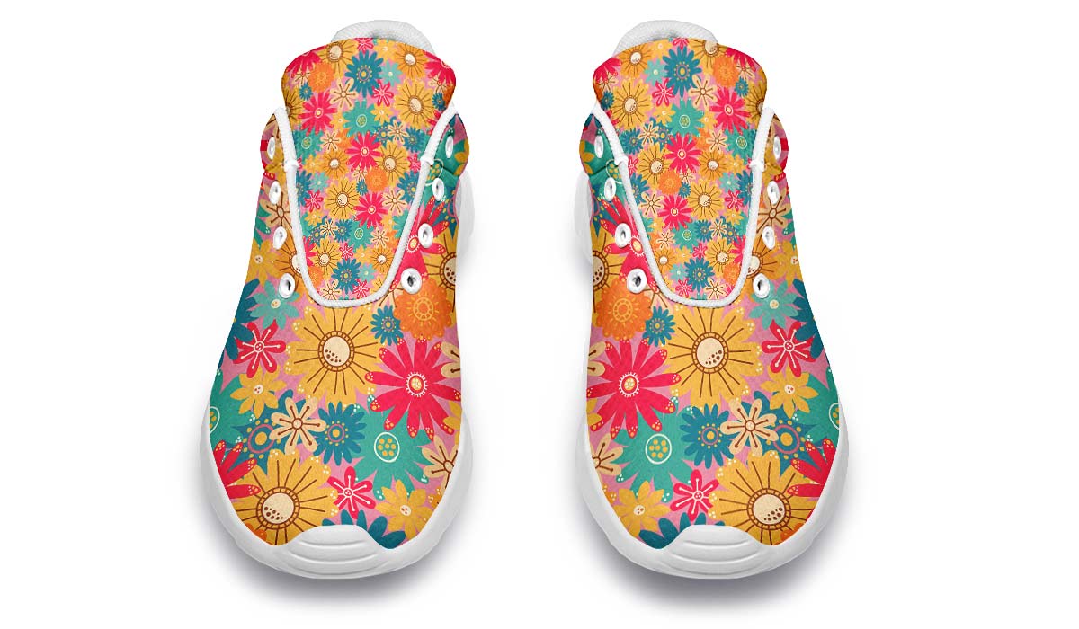 Flower Hippie Peace White