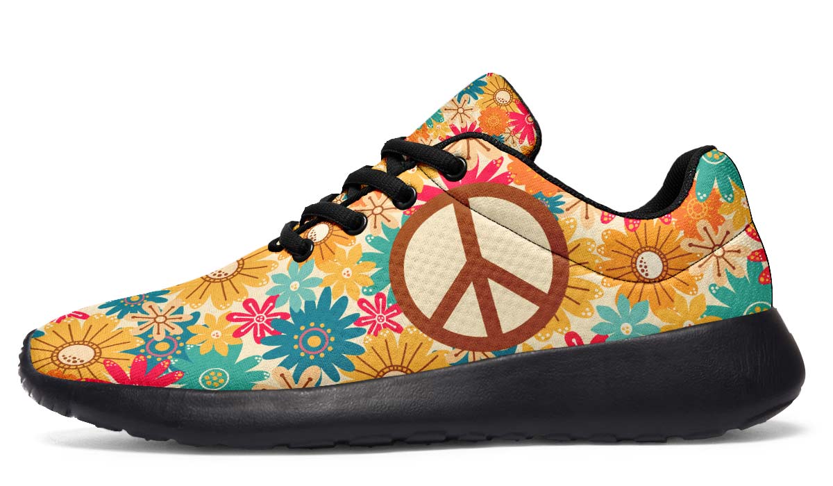 Flower Power Peace White