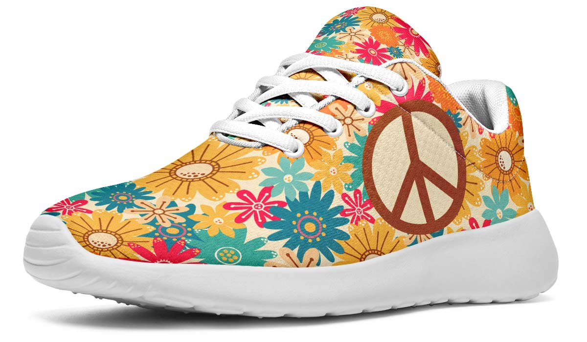 Flower Power Peace White