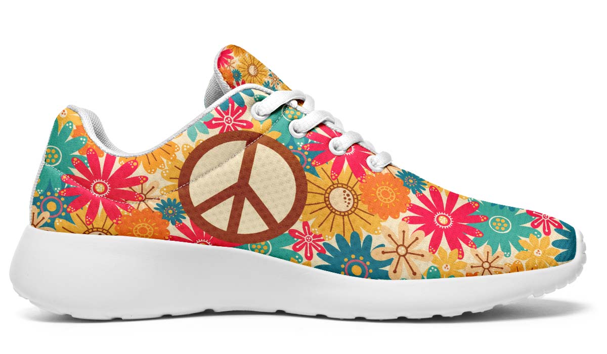 Flower Power Peace White