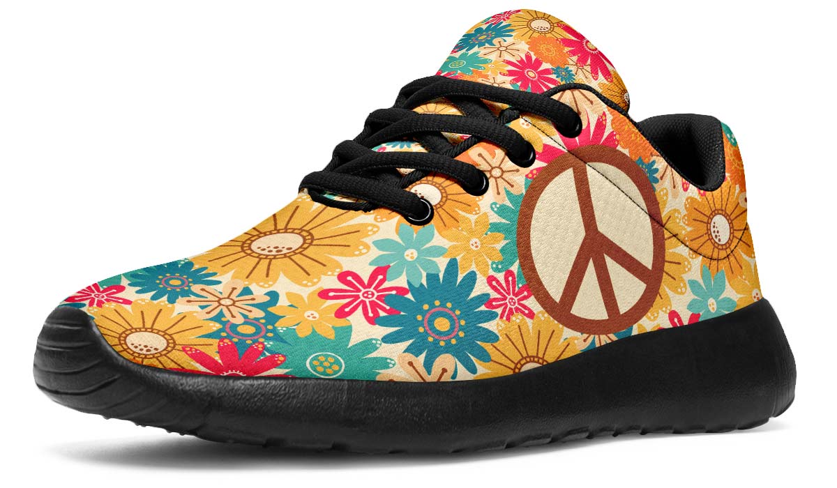 Flower Power Peace White