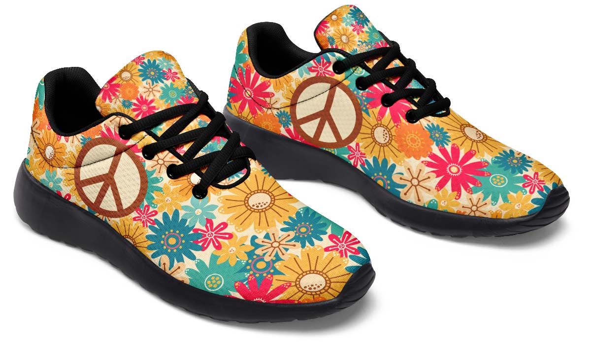 Flower Power Peace White