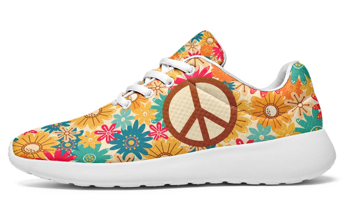 Flower Power Peace White