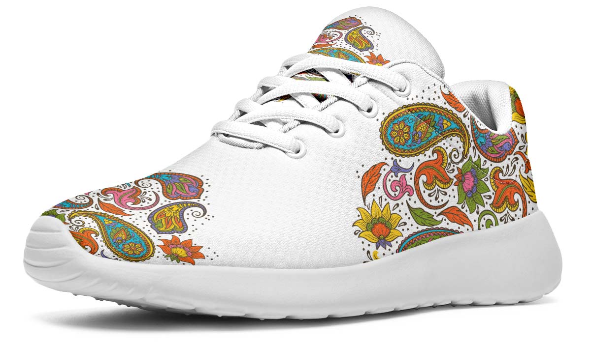 Paisley Flowers White