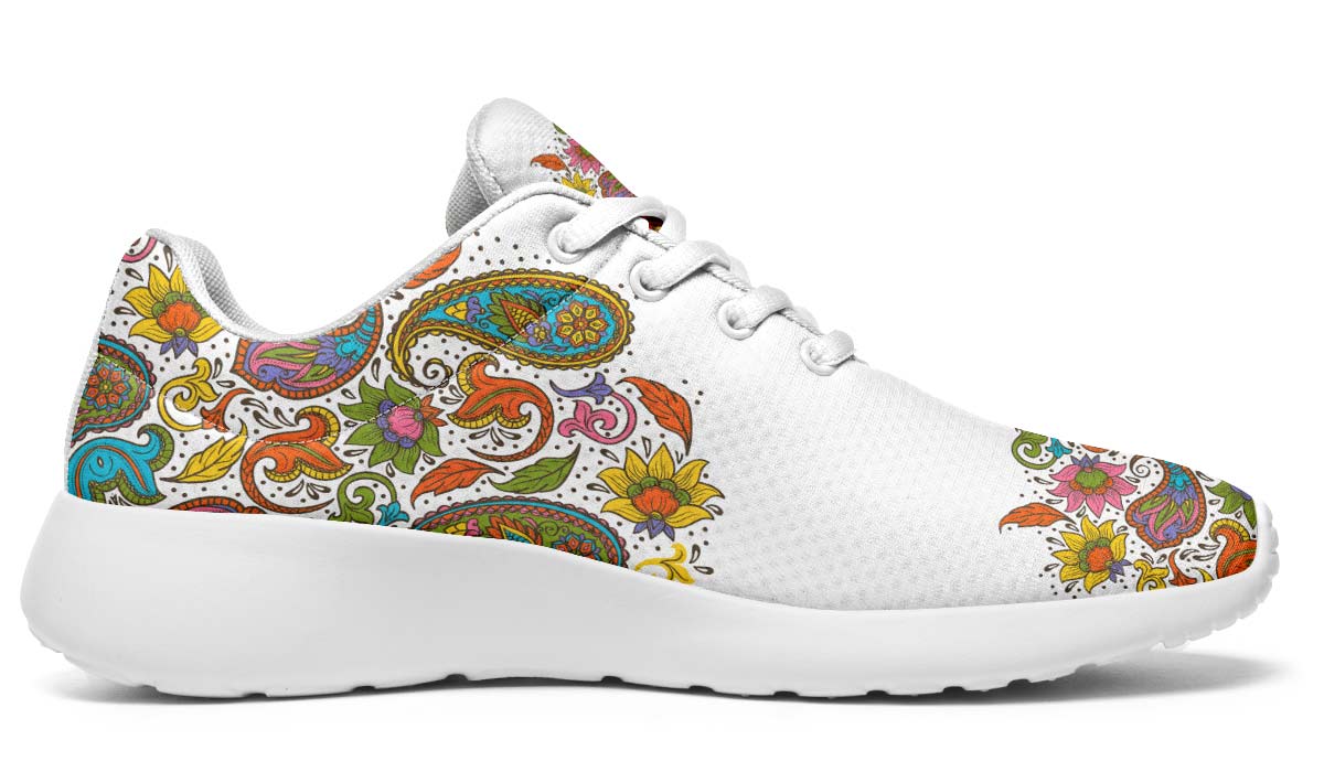 Paisley Flowers White