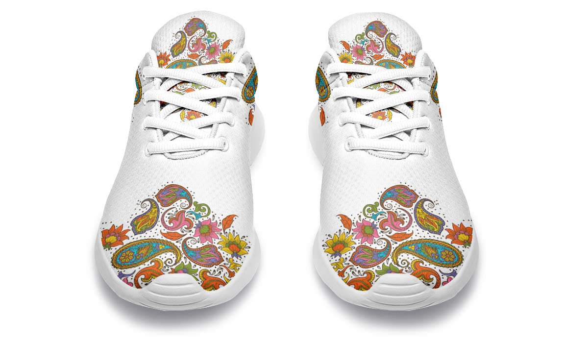 Paisley Flowers White