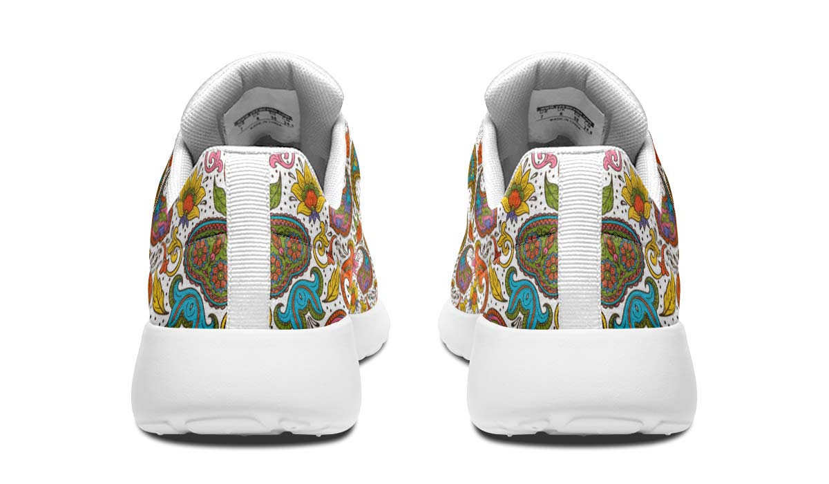 Paisley Flowers White