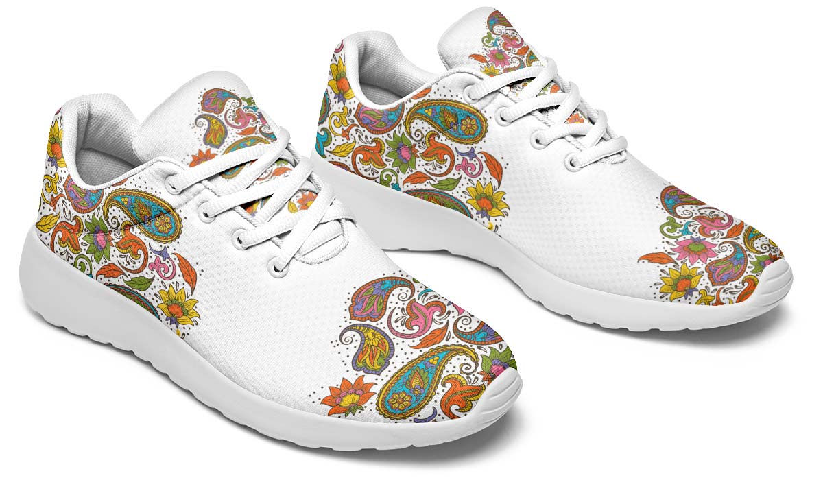 Paisley Flowers White