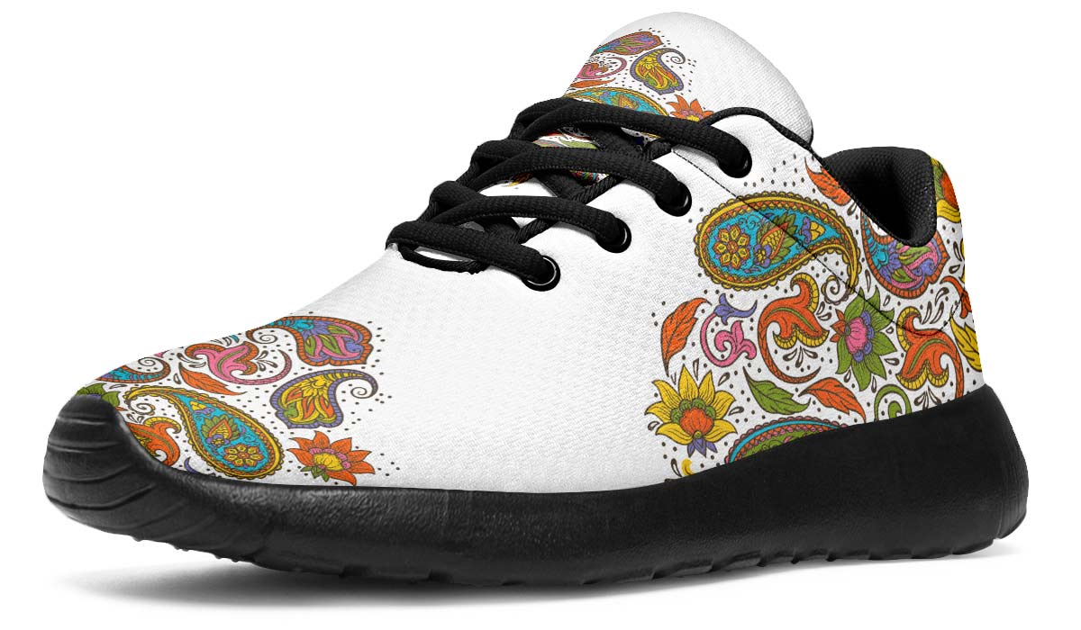 Paisley Flowers White