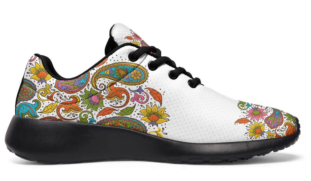 Paisley Flowers White