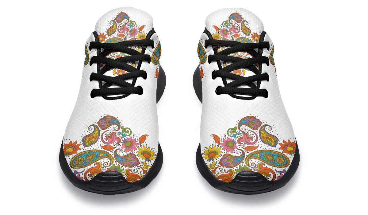 Paisley Flowers White