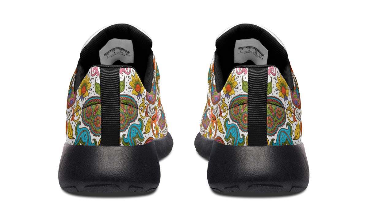 Paisley Flowers White