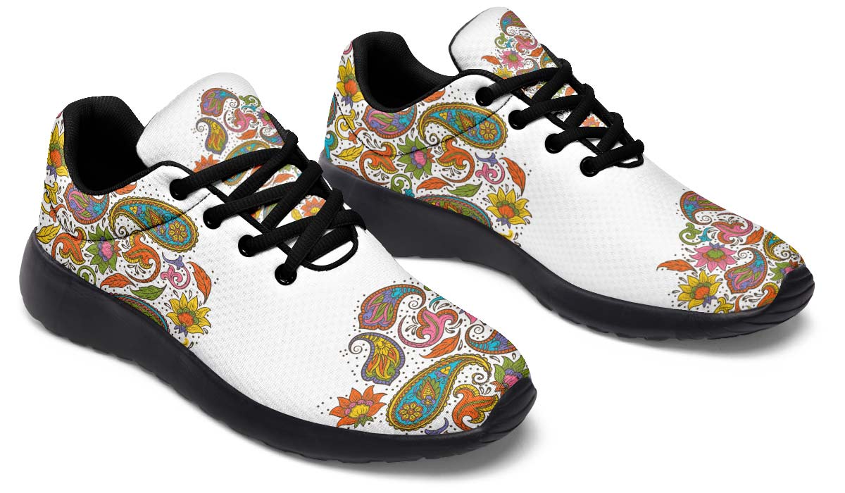 Paisley Flowers White