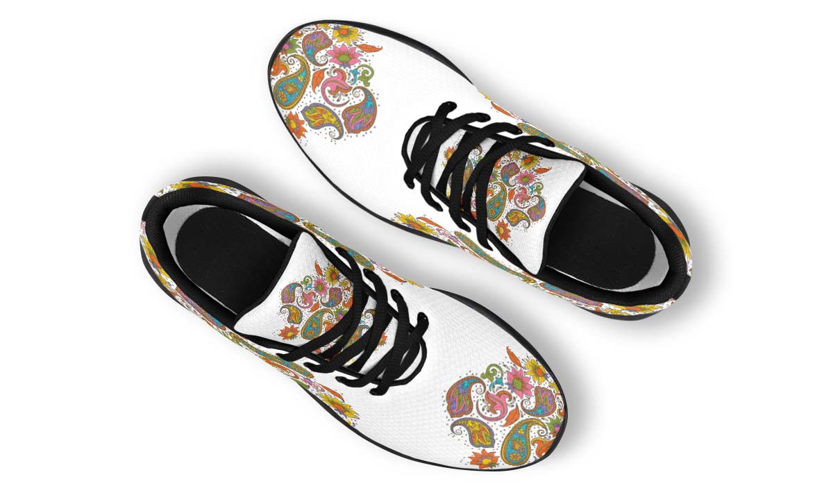 Paisley Flowers White