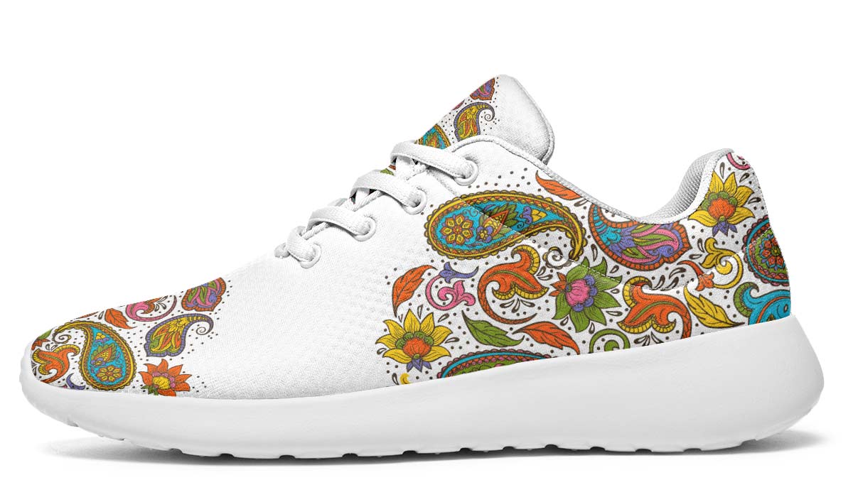 Paisley Flowers White