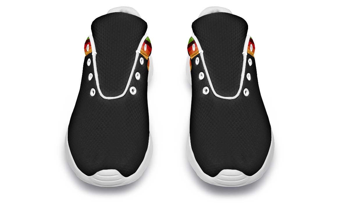 Peace Symbol Retro Black