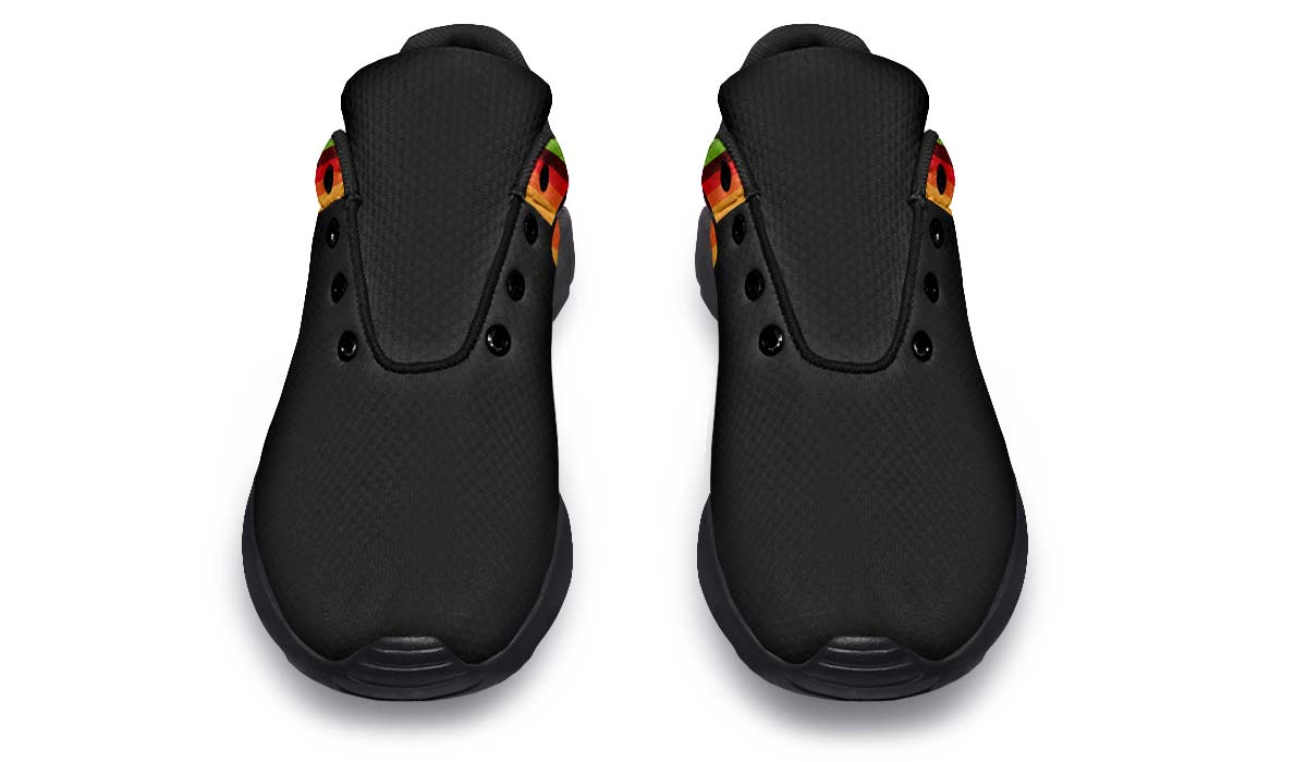 Peace Symbol Retro Black