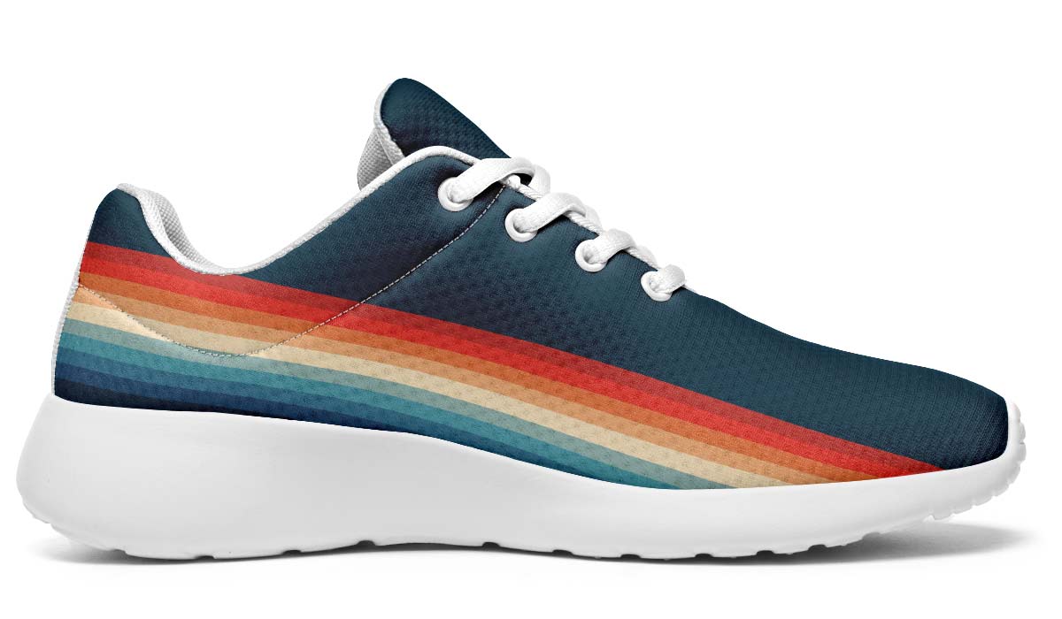 Retro Blues White