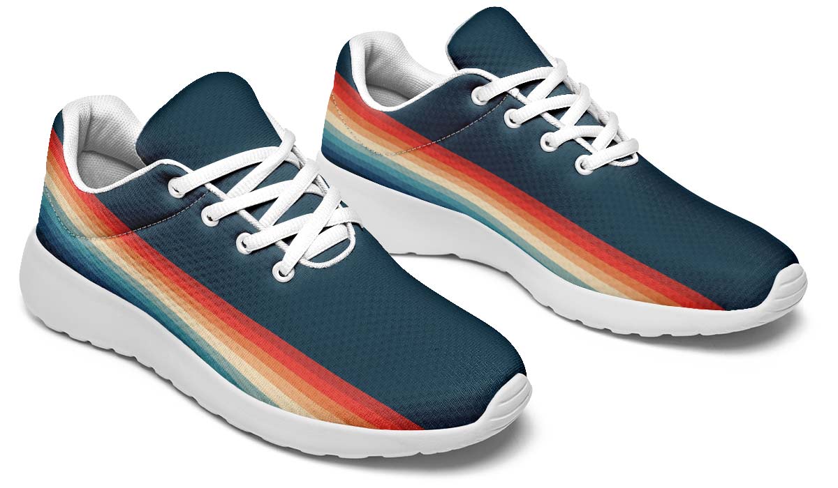 Retro Blues White