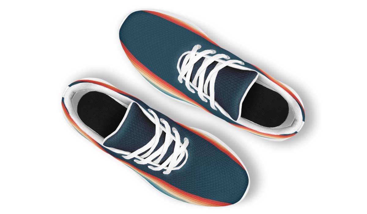 Retro Blues White