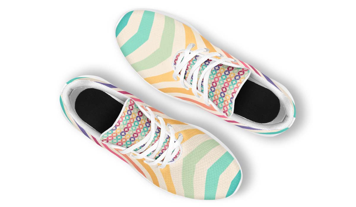 Retro Lines White