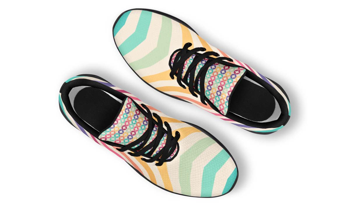 Retro Lines White