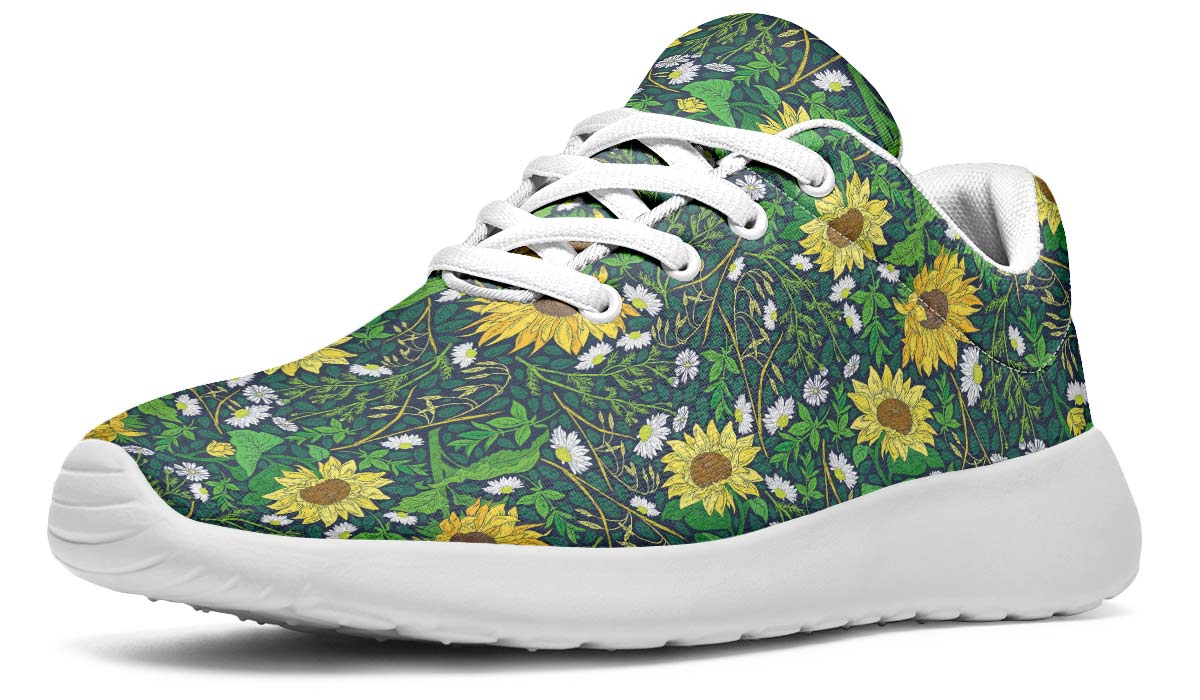 Sunflower Pattern White