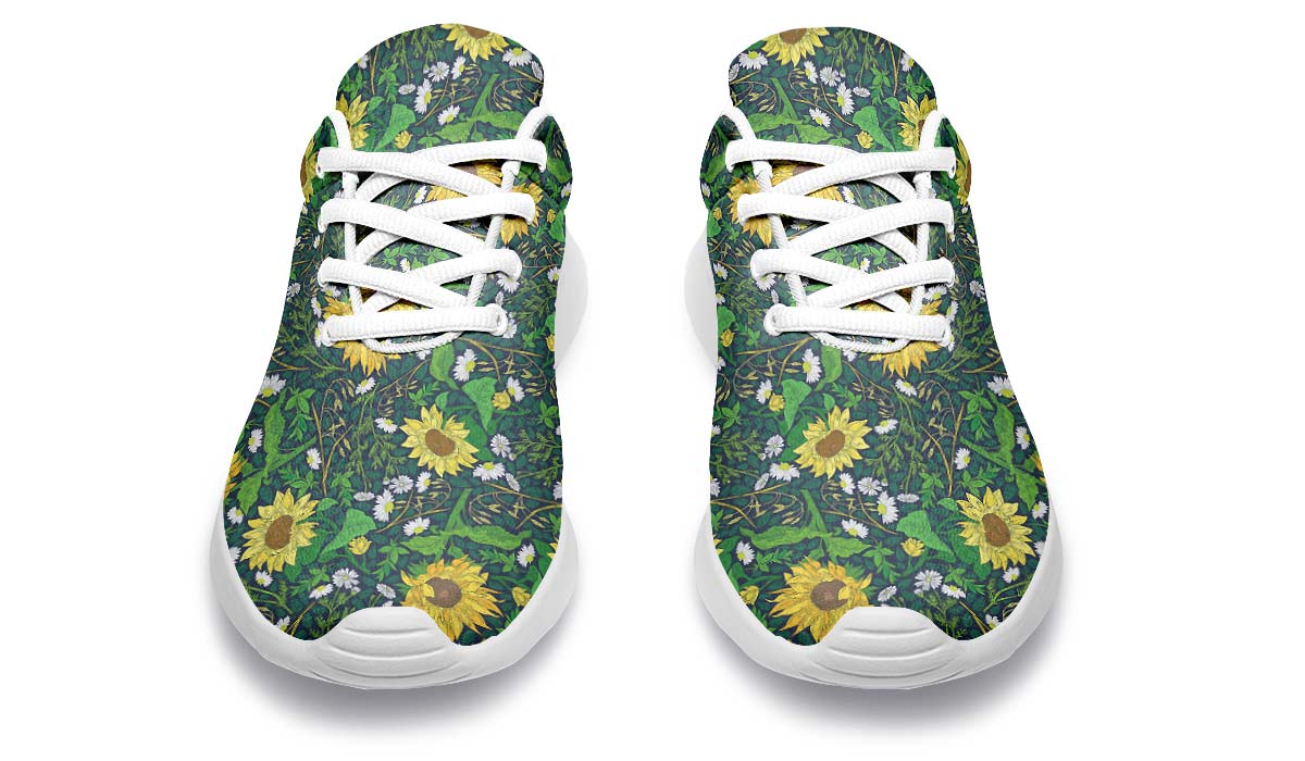 Sunflower Pattern White