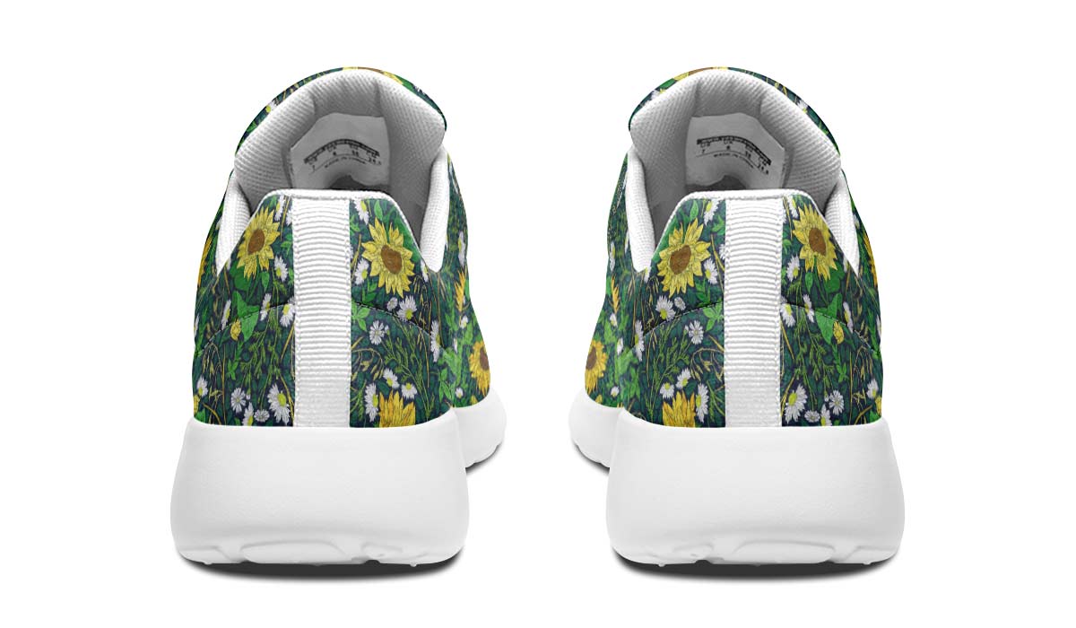 Sunflower Pattern White