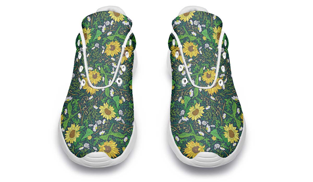 Sunflower Pattern White