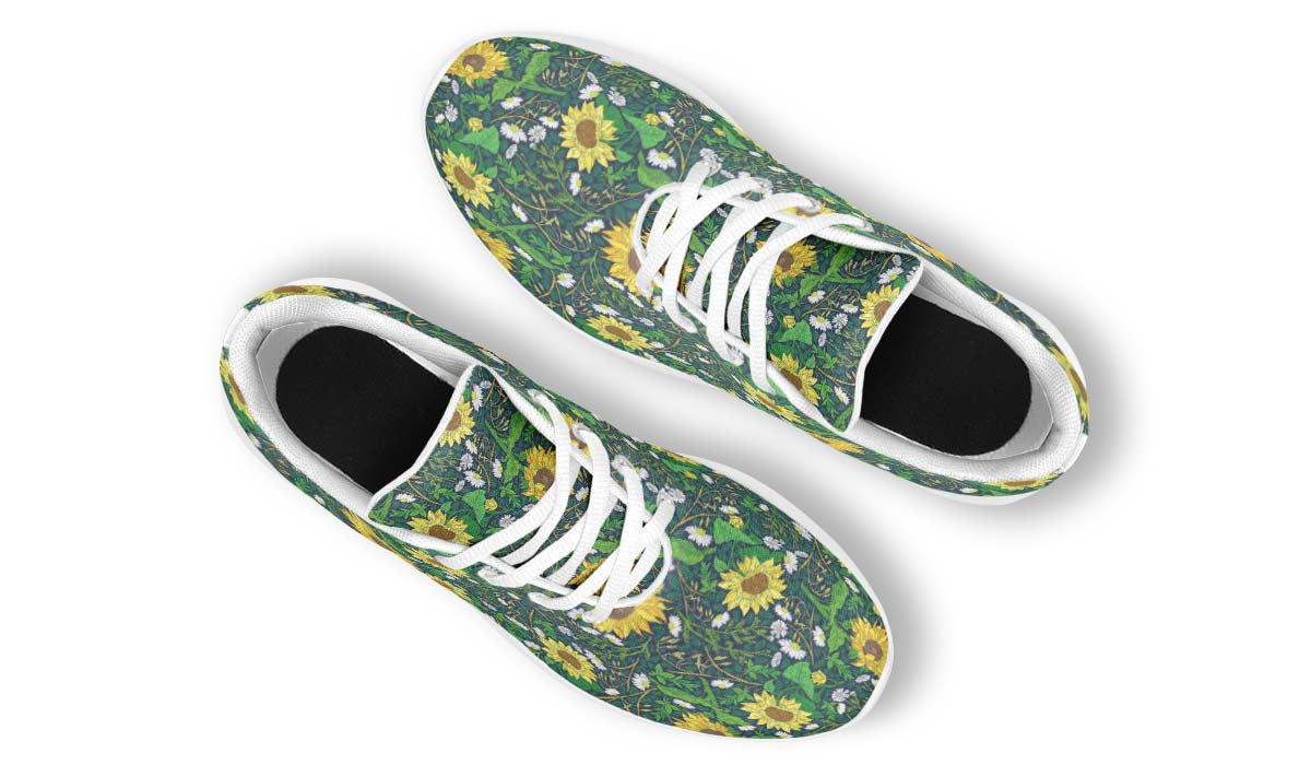 Sunflower Pattern White