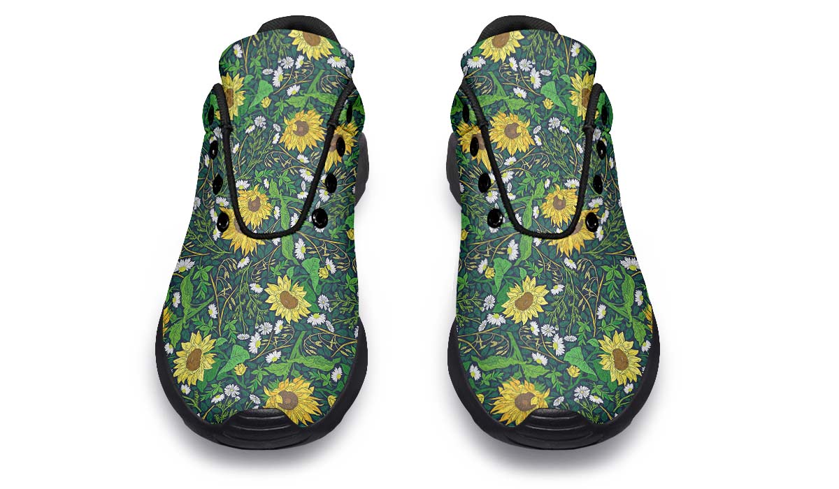 Sunflower Pattern White