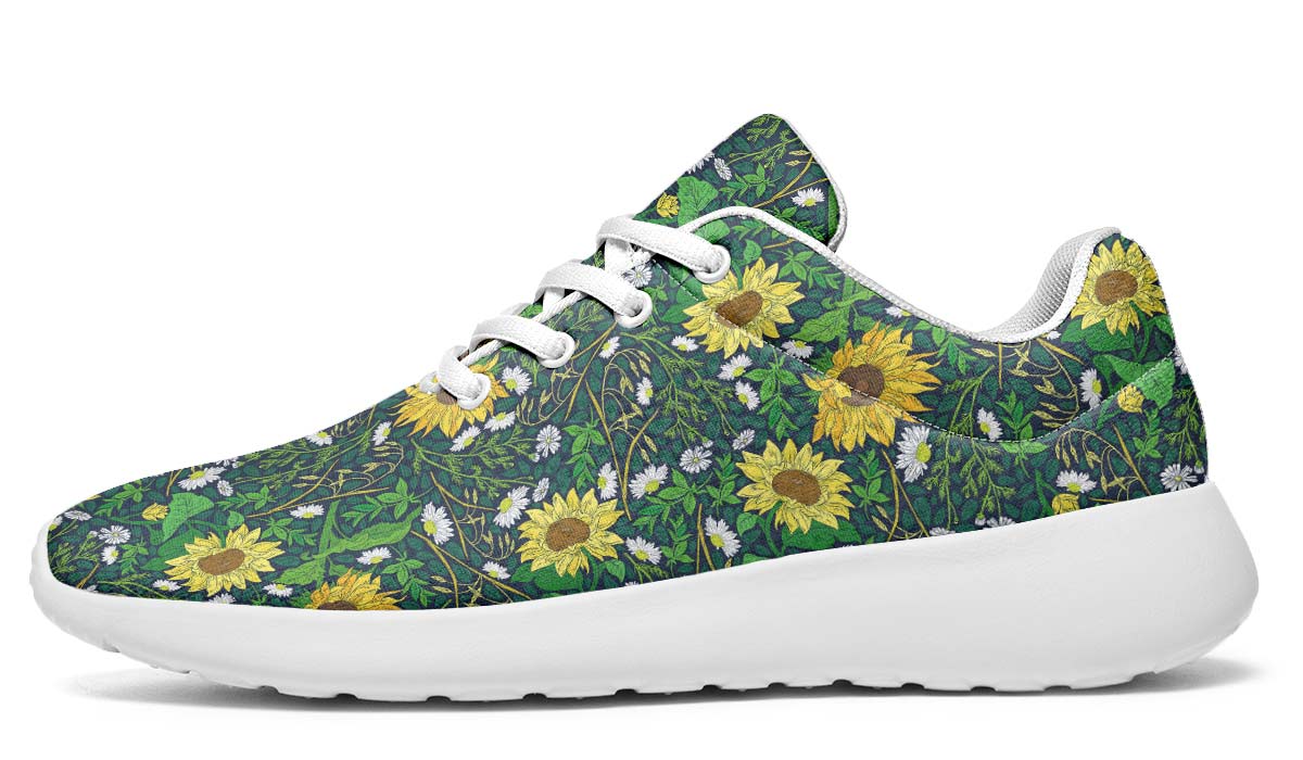 Sunflower Pattern White