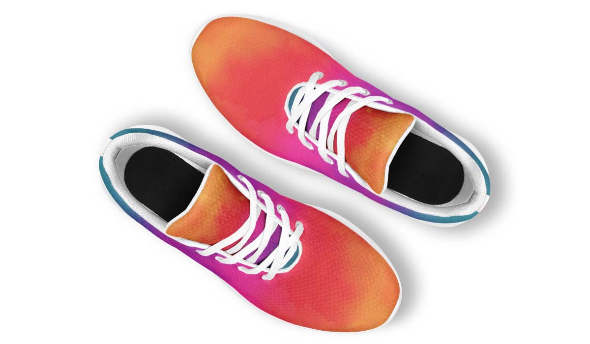 Sunset Tie Dye Two White