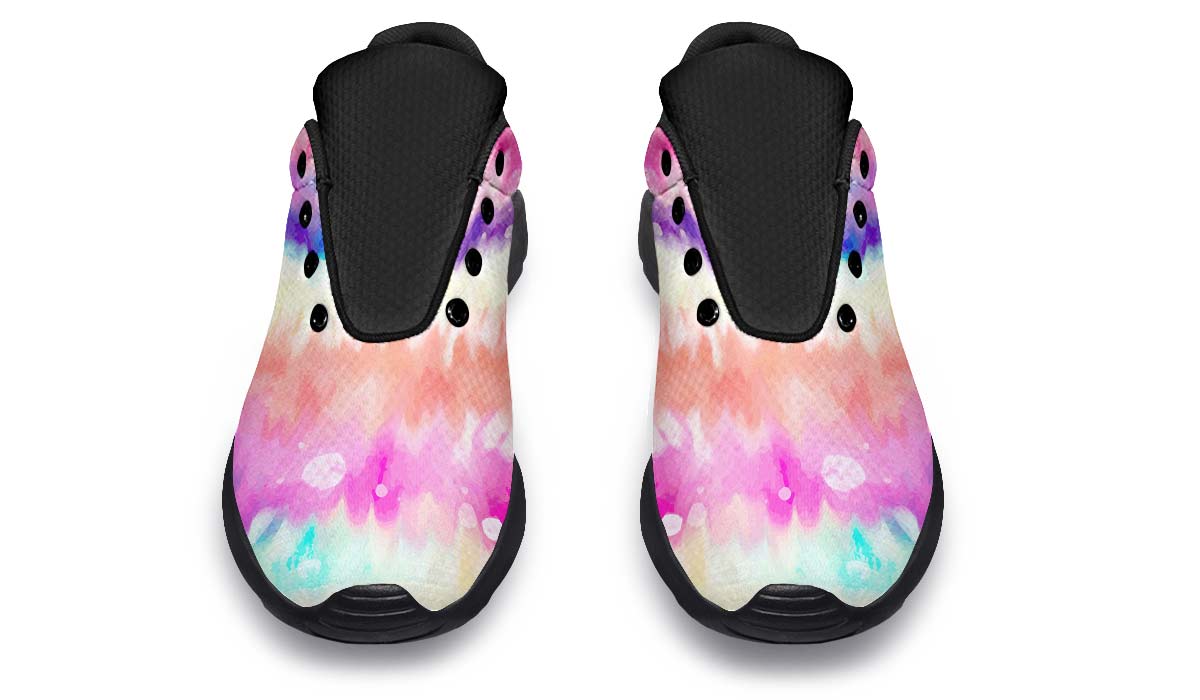 Tie Dye Bleached Black