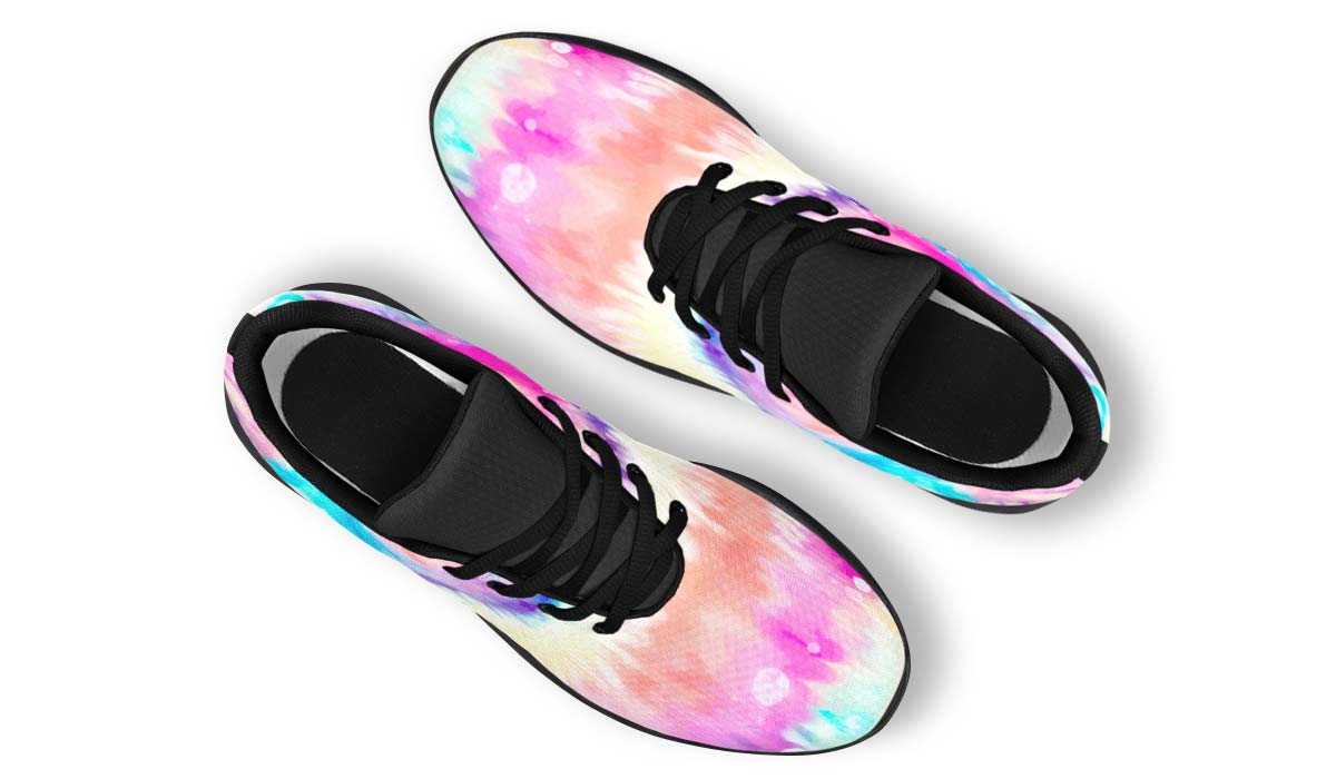 Tie Dye Bleached Black