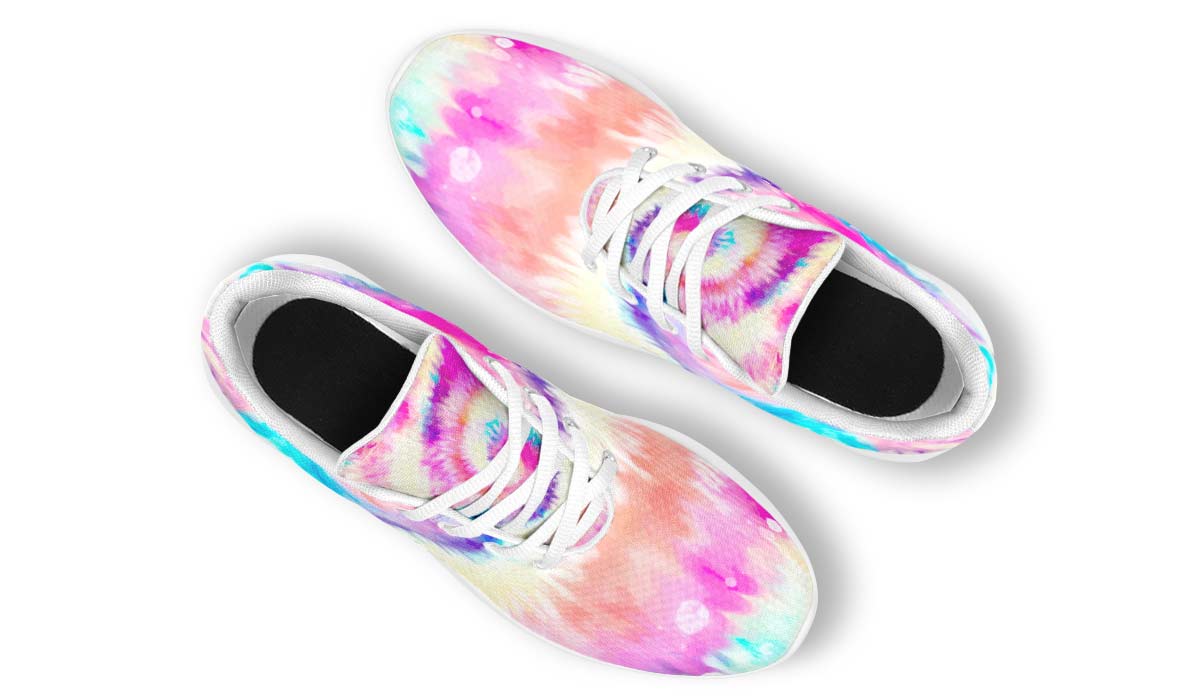 Tie Dye Bleached White