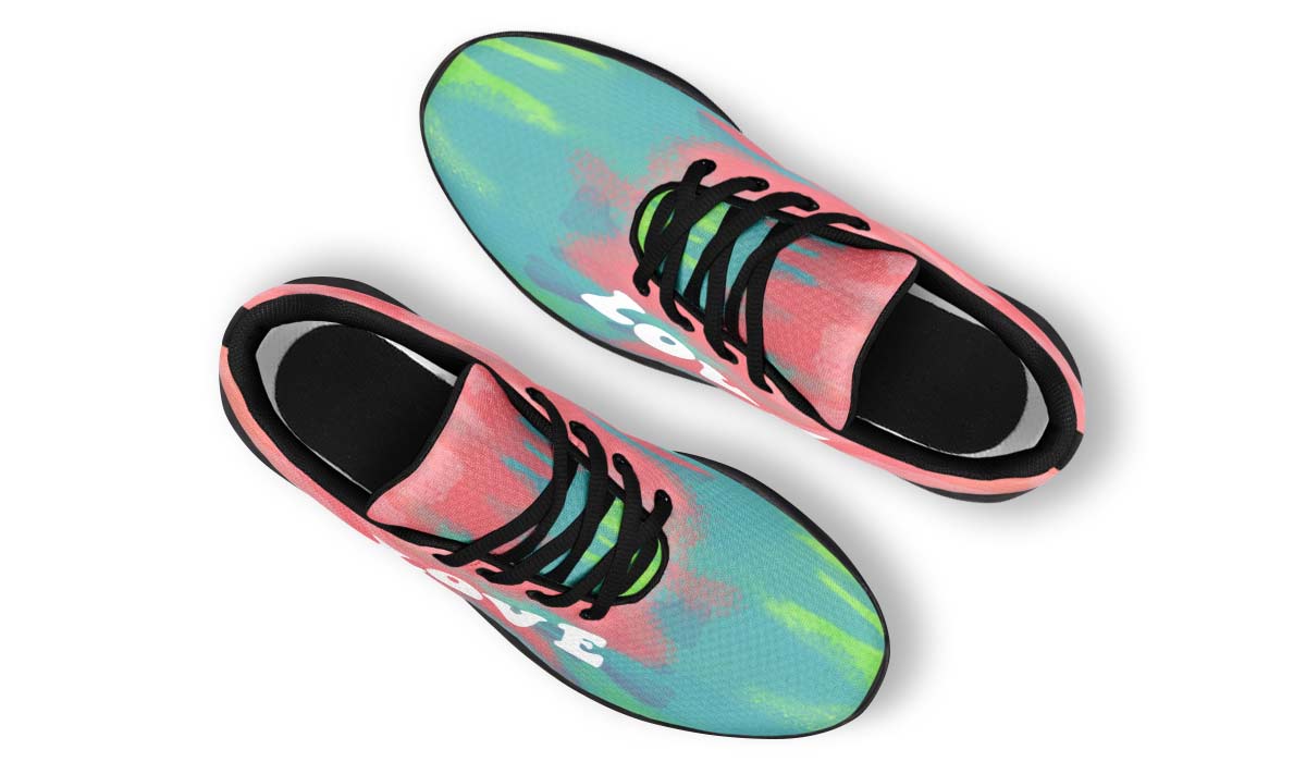 Tie Dye Love White