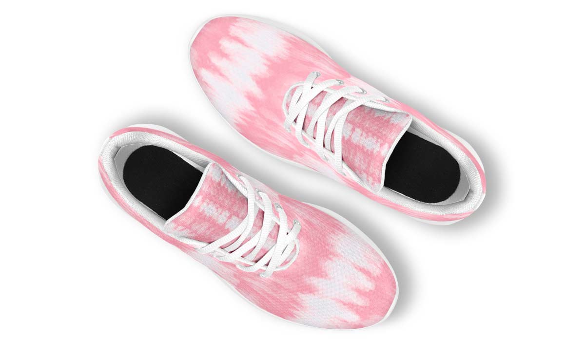 Tie Dye Pink White