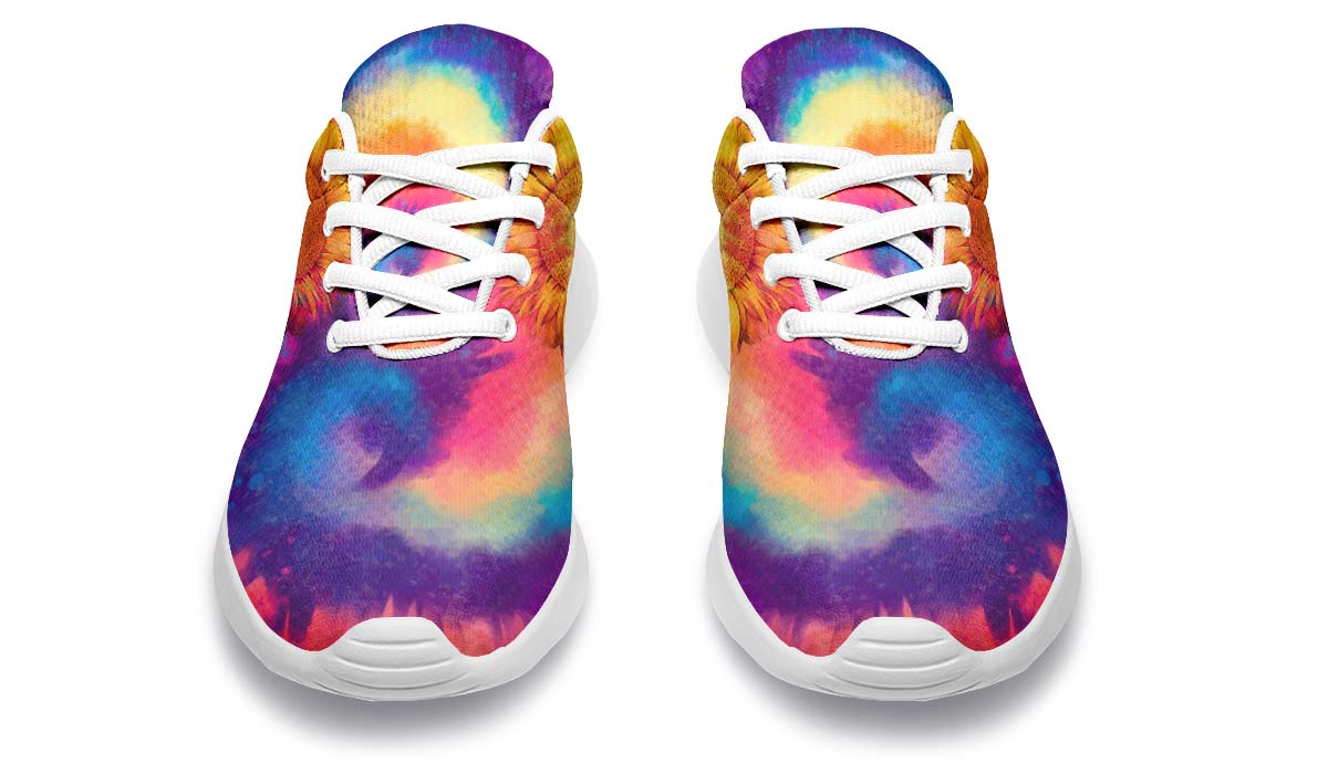 Tie Dye Sunflower White